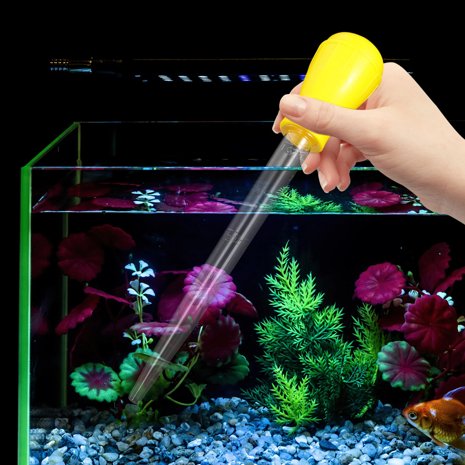 2 pcs FishTankWaterReplacement SiphonPump CleanerHose MaintenanceTool SiliconeGravelCleaner AquariumCleaningTools LaborSaving
2 pcs FishTankWaterReplacement SiphonPump CleanerHose MaintenanceTool SiliconeGravelCleaner AquariumCleaningTools LaborSaving