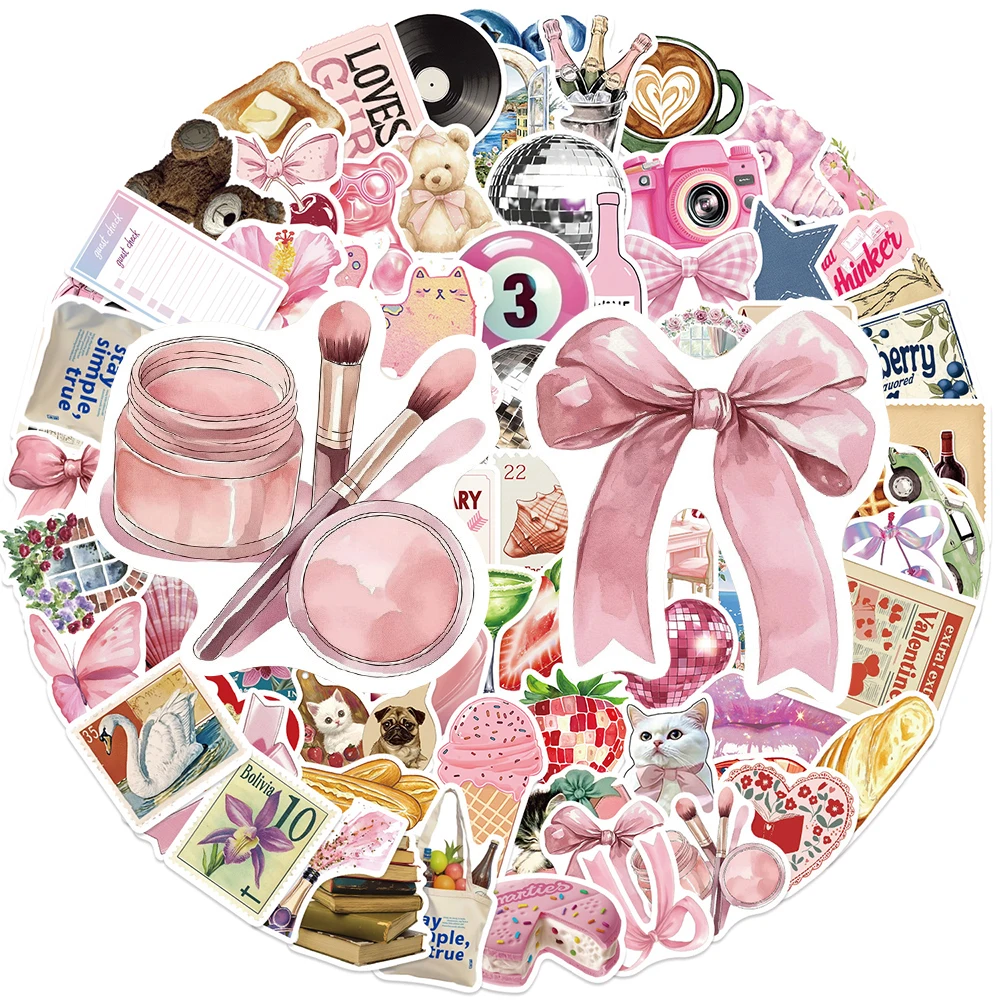10/30/50/100pcs Cute Pink Aesthetic Cartoon Stickers INS Style Graffiti Decal DIY Skateboard Phone Laptop Waterproof Sticker Toy
10/30/50/100pcs Cute Pink Aesthetic Cartoon Stickers INS Style Graffiti Decal DIY Skateboard Phone Laptop Waterproof Sticker Toy