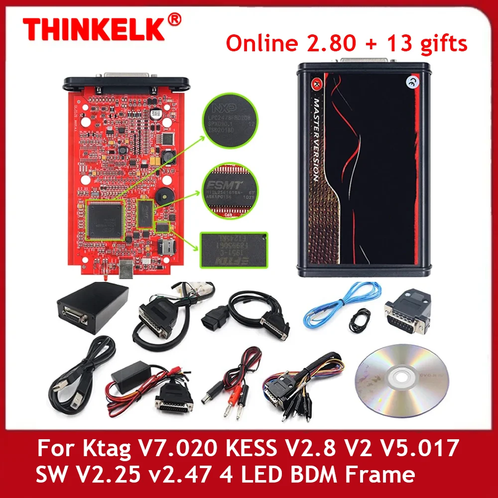For Ktag V7.020 KESS V2.8 V2 V5.017 SW V2.25 v2.47 4 LED BDM Frame 22pcs Adapters K-TAG ECU Programmer Tool BDM Adapter
For Ktag V7.020 KESS V2.8 V2 V5.017 SW V2.25 v2.47 4 LED BDM Frame 22pcs Adapters K-TAG ECU Programmer Tool BDM Adapter