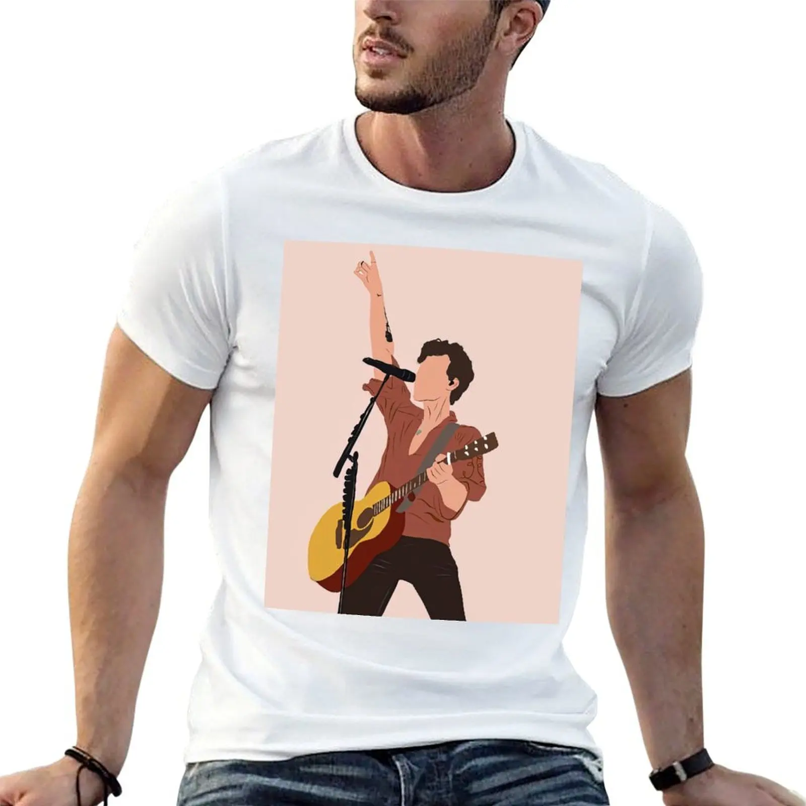 Retro cotton T-Shirt for tshirt Guitar t man shirts man
Retro cotton T-Shirt for tshirt Guitar t man shirts man