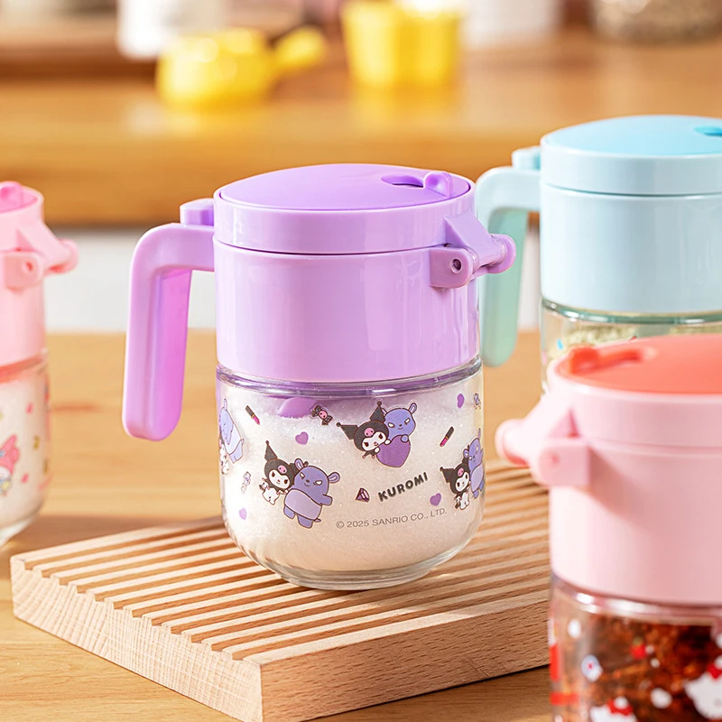 Hello Kitty Kuromi Salt Shaker and Spice Jar Set Glass Kitchen Spice Jars with Moisture-Proof Seals Salt Portioning Bottles
Hello Kitty Kuromi Salt Shaker and Spice Jar Set Glass Kitchen Spice Jars with Moisture-Proof Seals Salt Portioning Bottles