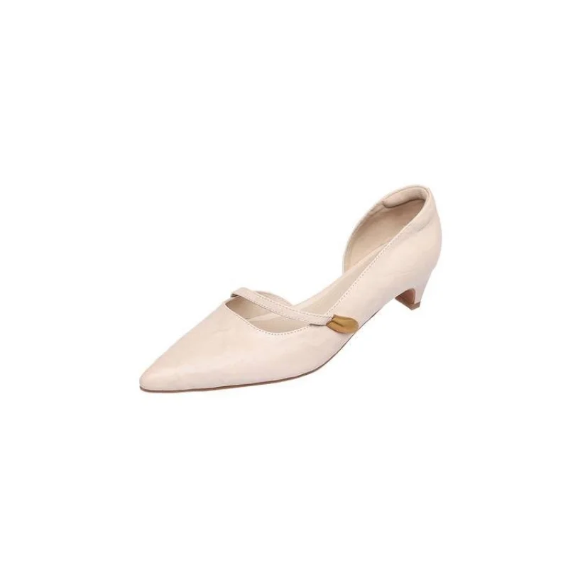 Slip-On Thin heel women's pumps and heels Big size Pointed toe Fashion trend Light Weight simple and elegant
Slip-On Thin heel women's pumps and heels Big size Pointed toe Fashion trend Light Weight simple and elegant
