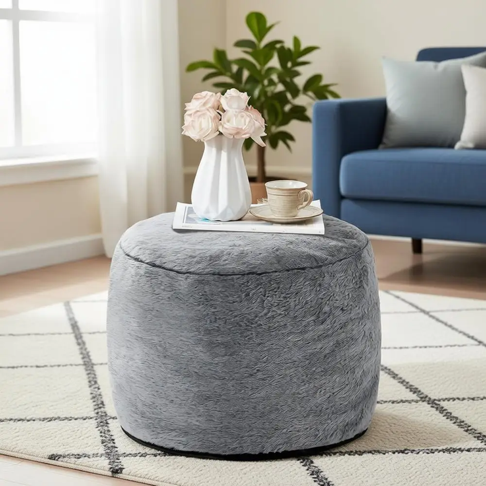Пуфик серый 20x15 дюймов с наполнителем из пеноматериала для гостиной – идеально подходит как подставка для ног или дополнительное сиденье
Пуфик серый 20x15 дюймов с наполнителем из пеноматериала для гостиной – идеально подходит как подставка для ног или дополнительное сиденье