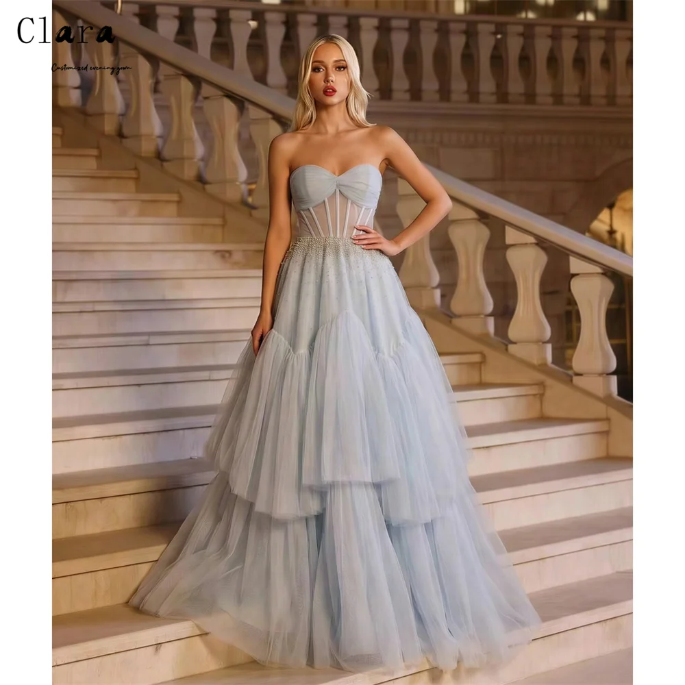 Clara Custom A-line Sweetheart Water Diamond Sleeveless Elegant Dresses for Woman Party Wedding Elegant Chic Woman Evening Dress
Clara Custom A-line Sweetheart Water Diamond Sleeveless Elegant Dresses for Woman Party Wedding Elegant Chic Woman Evening Dress
