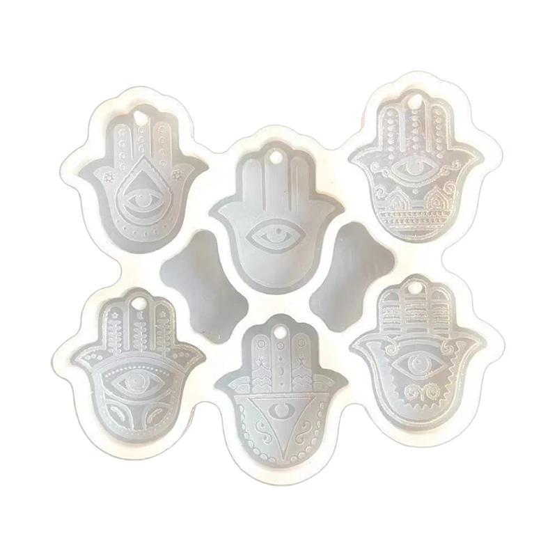 E15E Glossy Silicone Resin Molds for Evil Eye Palm-shaped Earrings Mold for DIY Keych
E15E Glossy Silicone Resin Molds for Evil Eye Palm-shaped Earrings Mold for DIY Keych