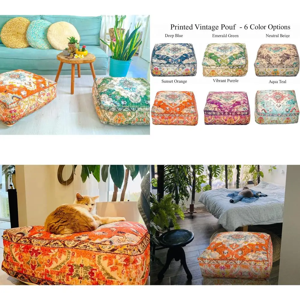 Orange Bohemian Style Yoga Decorative Bean Bag Cover, Perfect for Living Room, Bedroom, Nursery, Children's Room, Unstuffed Moro
Orange Bohemian Style Yoga Decorative Bean Bag Cover, Perfect for Living Room, Bedroom, Nursery, Children's Room, Unstuffed Moro