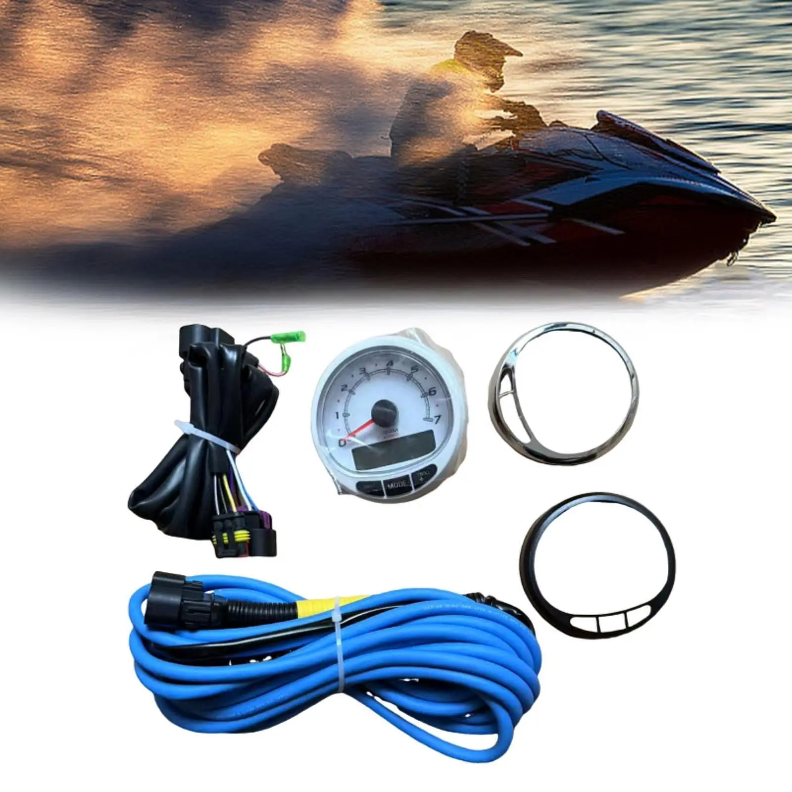 Portable Outboard Motor Tachometer Kit Premium Metal Material for Outboard Motor Maintenance
Portable Outboard Motor Tachometer Kit Premium Metal Material for Outboard Motor Maintenance