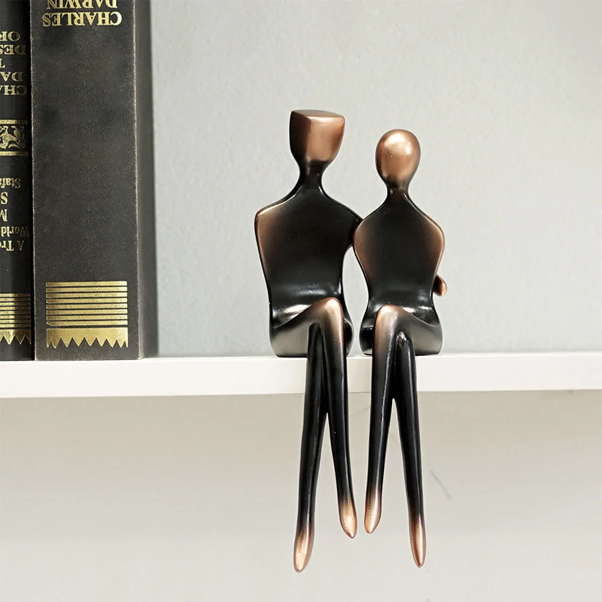 Resin Couple Statue, Modern Decor Romantic Lovers Embrace Sculpture Desktop Decoration for Anniversary Wedding Table Bookshelf
Resin Couple Statue, Modern Decor Romantic Lovers Embrace Sculpture Desktop Decoration for Anniversary Wedding Table Bookshelf