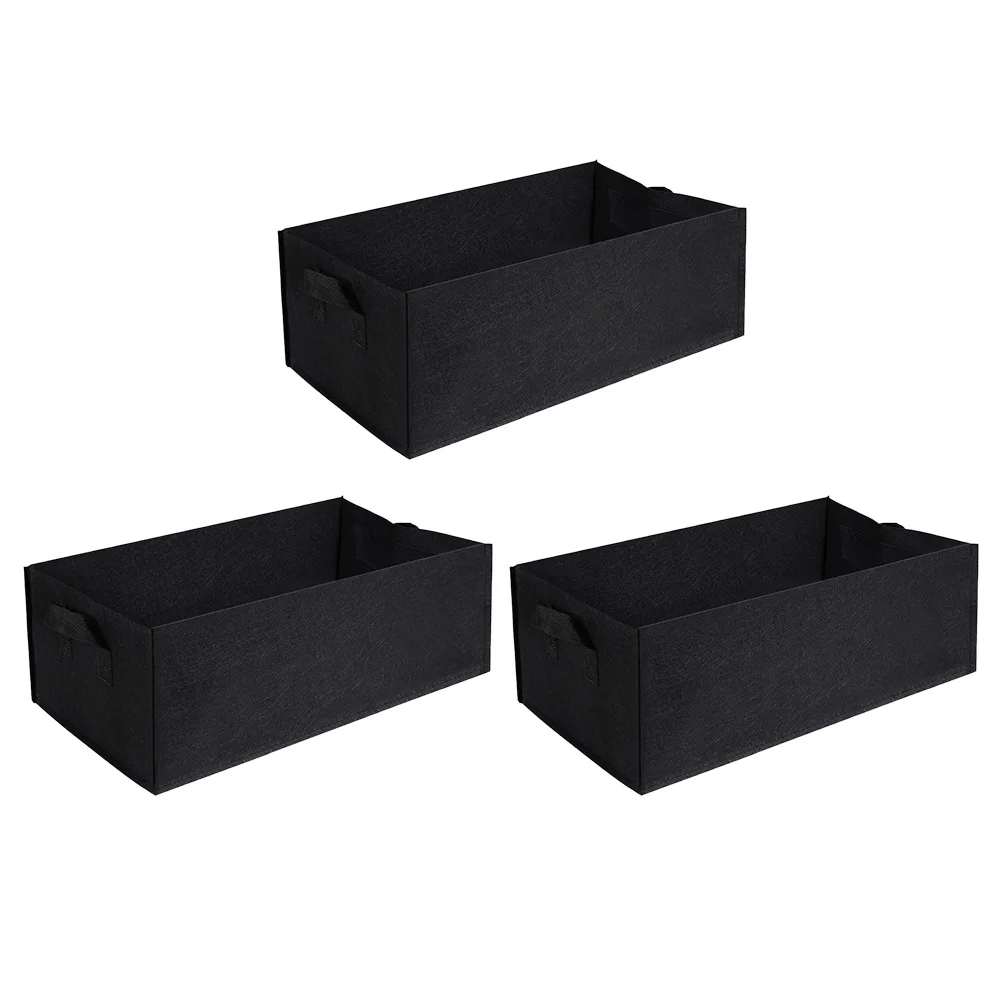 3pcs Grow Bag Garden Planting Fabric Pots Non-woven Foldable Handles Balcony Vegetables Strawberries Plants Storage
3pcs Grow Bag Garden Planting Fabric Pots Non-woven Foldable Handles Balcony Vegetables Strawberries Plants Storage
