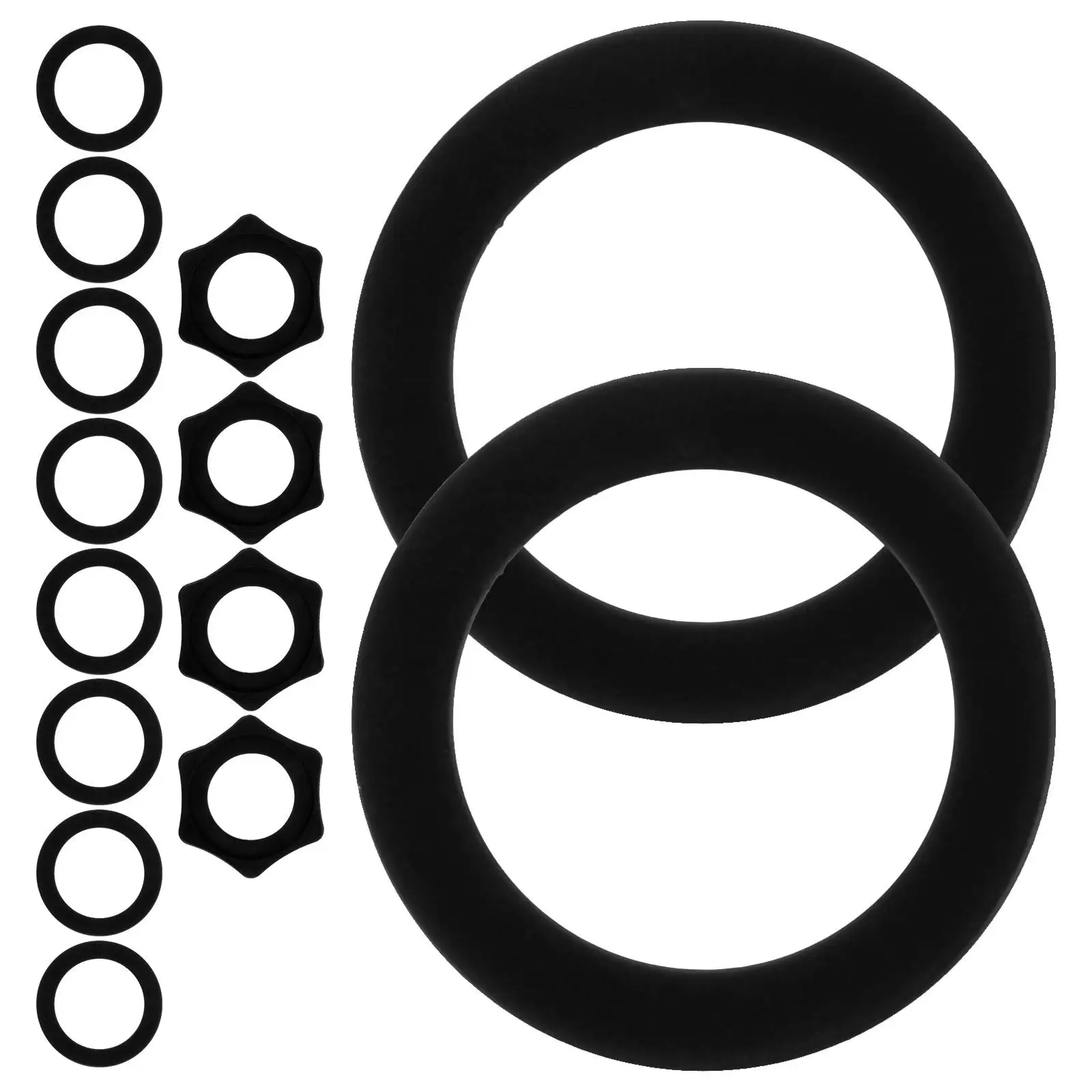 5 Sets Microphone Anti Roll Rings Rubber Accessories Replacement Luminous Skid Proof Cordless Mic Compatible KTV Stage
5 Sets Microphone Anti Roll Rings Rubber Accessories Replacement Luminous Skid Proof Cordless Mic Compatible KTV Stage