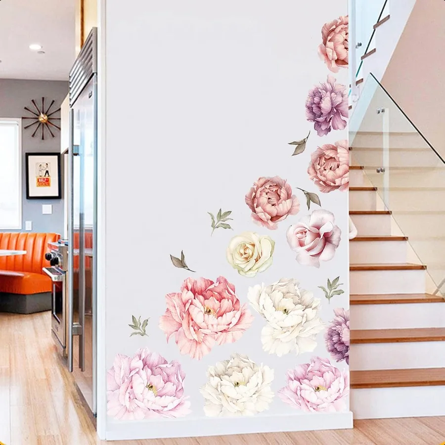 Large Floral Sticker 15 Peonies Set Decals Pink White Purple Flowers for Living Room ry Removable Wall Decorations Abstract Mod
Large Floral Sticker 15 Peonies Set Decals Pink White Purple Flowers for Living Room ry Removable Wall Decorations Abstract Mod
