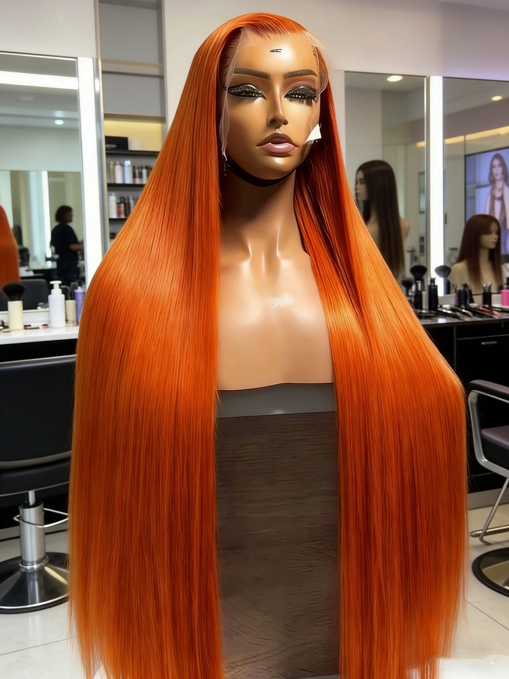 Парик из натуральных волос Ginger Orange, прямой, с кружевной передней частью 13x6 HD, плотность 220, 100% натуральные волосы, окрашенный, предварительно прорезанный
Парик из натуральных волос Ginger Orange, прямой, с кружевной передней частью 13x6 HD, плотность 220, 100% натуральные волосы, окрашенный, предварительно прорезанный