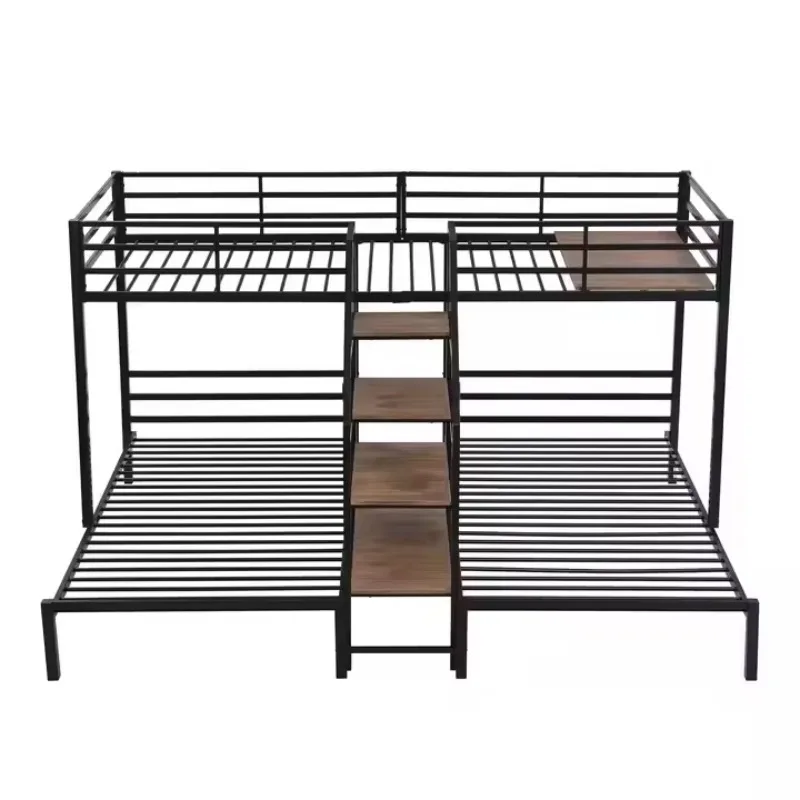 -ForModern Metal Bed Frame Heavy Steel Double Bunk Bed for Adult Apartments Furniture Dormitory Bedroom Loft&
-ForModern Metal Bed Frame Heavy Steel Double Bunk Bed for Adult Apartments Furniture Dormitory Bedroom Loft&