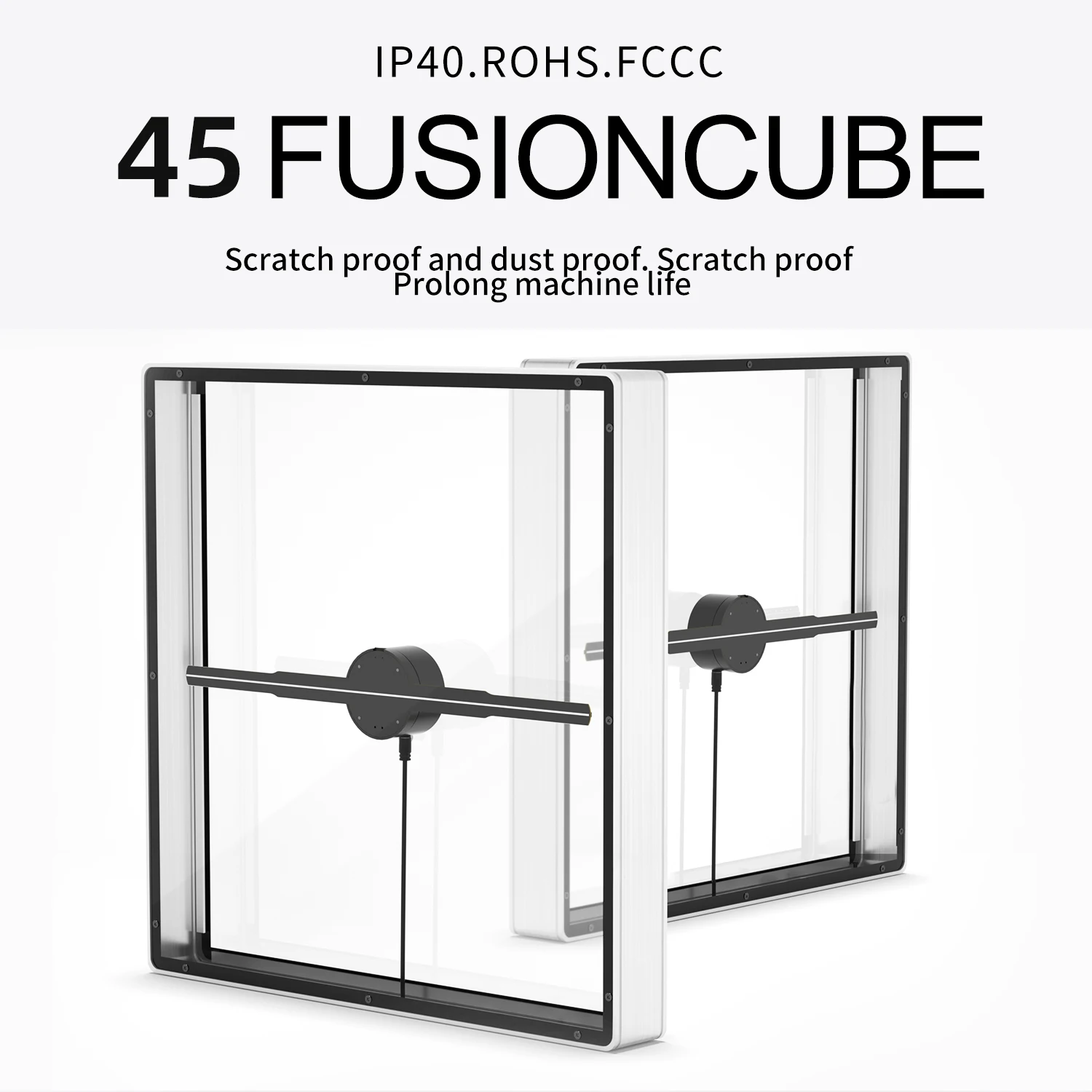 45cm 3D Hologram Projector Fan With Cover Remote Wifi Control Commercial Advertising Display Hologram Projector Picture Video
45cm 3D Hologram Projector Fan With Cover Remote Wifi Control Commercial Advertising Display Hologram Projector Picture Video