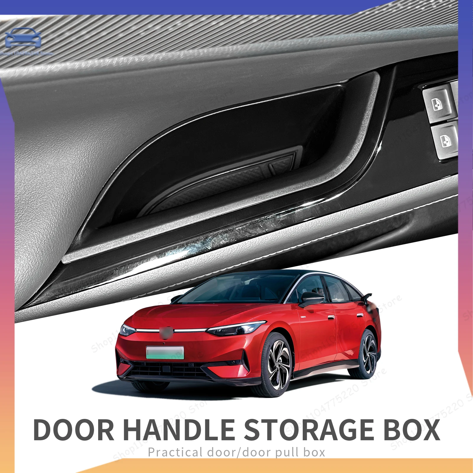 Door Handle Storage Box Door Armrest Holder Tray Organizer Car Accessories Tidying For VW ID.7 ID7 ID 7
Door Handle Storage Box Door Armrest Holder Tray Organizer Car Accessories Tidying For VW ID.7 ID7 ID 7