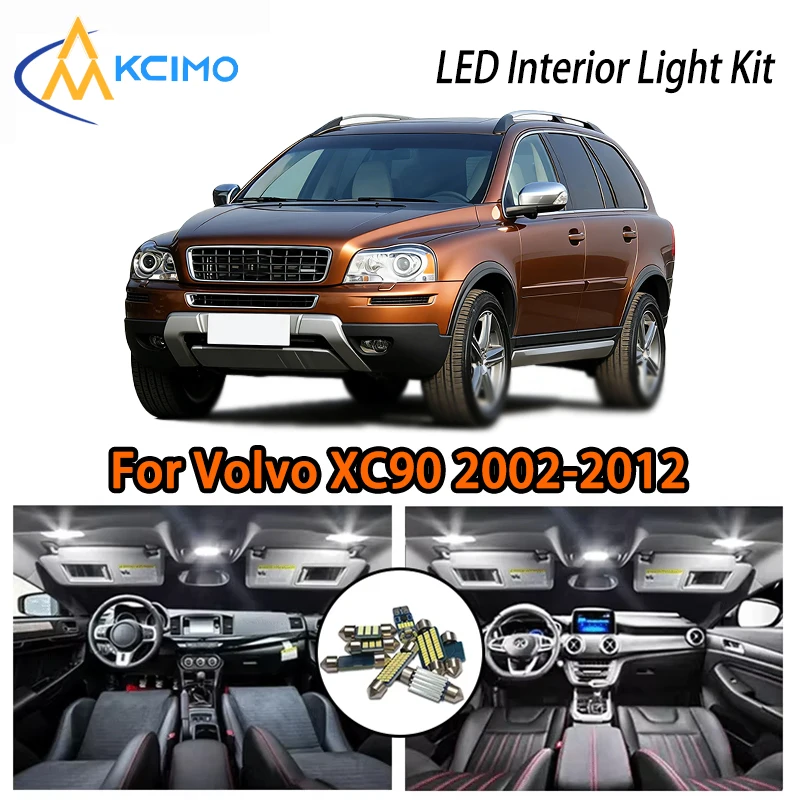 High Quality LED Interior Lights For Volvo XC90 2002-2012, Super Bright Easy Install White Ice Blue Two Color
High Quality LED Interior Lights For Volvo XC90 2002-2012, Super Bright Easy Install White Ice Blue Two Color