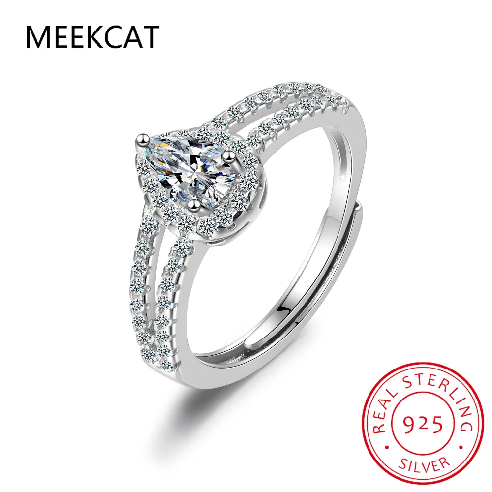Pear Shaped Engagement Rings 1CT Moissanite Fine Jewelry Water Drop Anniversary Wedding Band For Women 925 Sterling Silver
Pear Shaped Engagement Rings 1CT Moissanite Fine Jewelry Water Drop Anniversary Wedding Band For Women 925 Sterling Silver