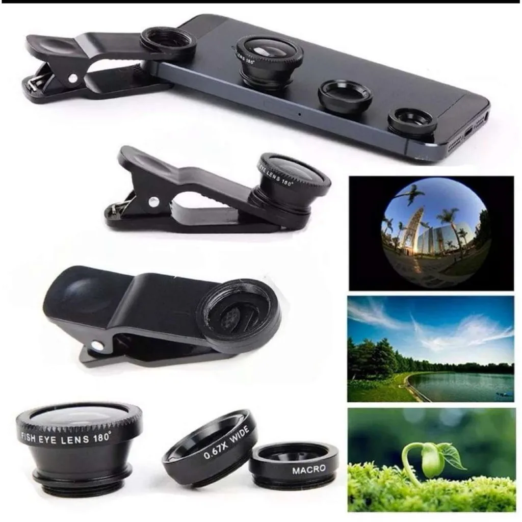 3in1 3 in 1 Fisheye Wide Angle Micro Camera Zoom Fish Eye Len on Smartphone Lenses With Phone Clip Wide Angle Lenses Universal
3in1 3 in 1 Fisheye Wide Angle Micro Camera Zoom Fish Eye Len on Smartphone Lenses With Phone Clip Wide Angle Lenses Universal