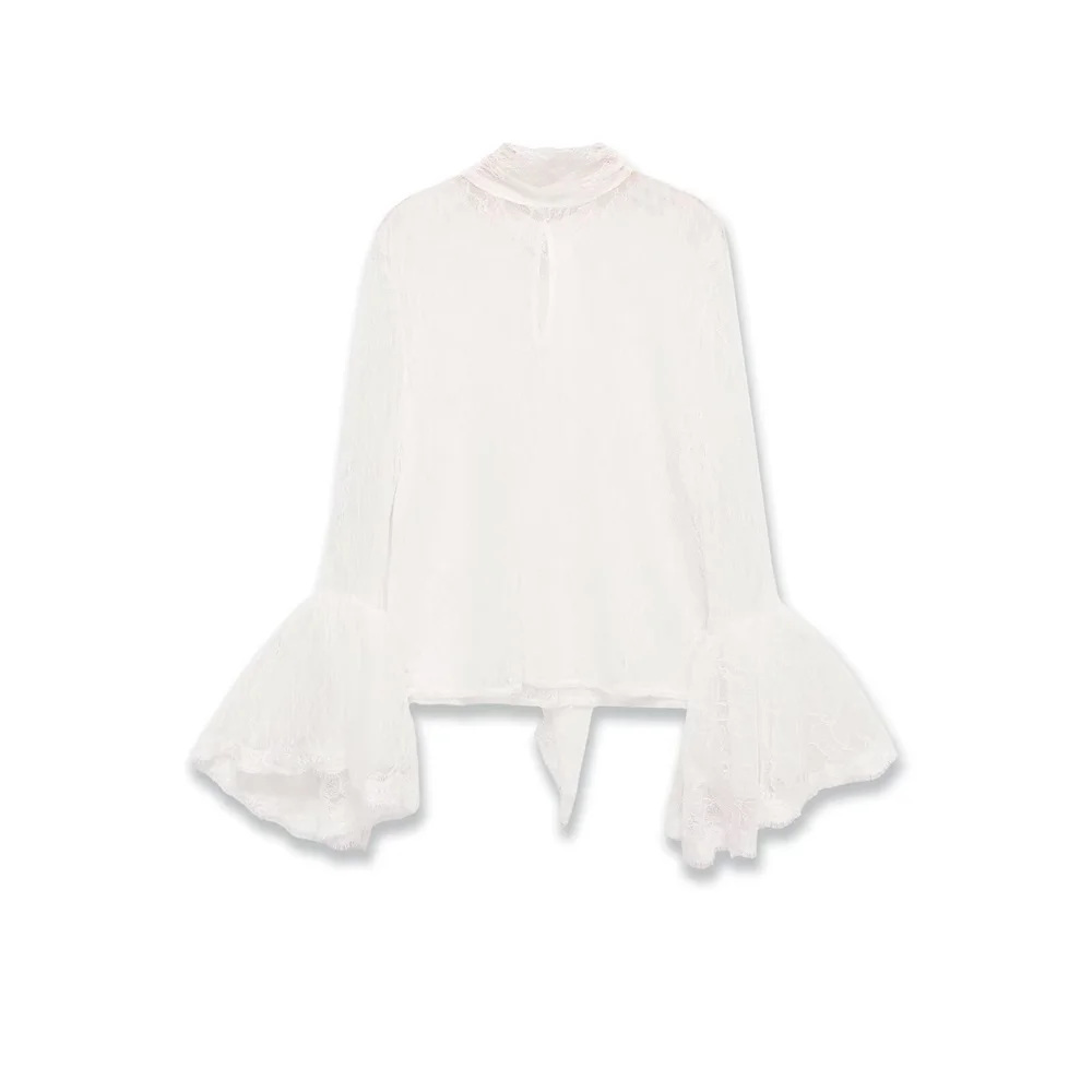 Зима 2025 года, новый продукт, женская модная кружевная рубашка с бабочкой и пуховым воротником, кружевная рубашка с длинными рукавами, топ
Зима 2025 года, новый продукт, женская модная кружевная рубашка с бабочкой и пуховым воротником, кружевная рубашка с длинными рукавами, топ