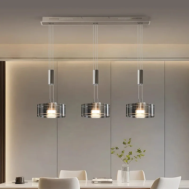 Modern luxury Nordic glass bedside pendant light, creative and personalized suspended lifting light
Modern luxury Nordic glass bedside pendant light, creative and personalized suspended lifting light