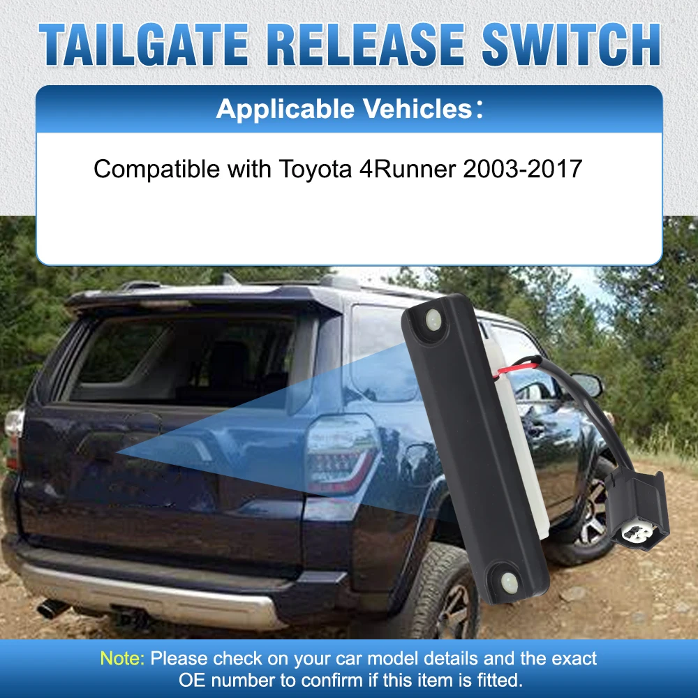 84840-35010 901725 For Toyota 4Runner 2003-2017 Trunk Latch Release Rear Liftgate Switch Button Auto Parts
84840-35010 901725 For Toyota 4Runner 2003-2017 Trunk Latch Release Rear Liftgate Switch Button Auto Parts