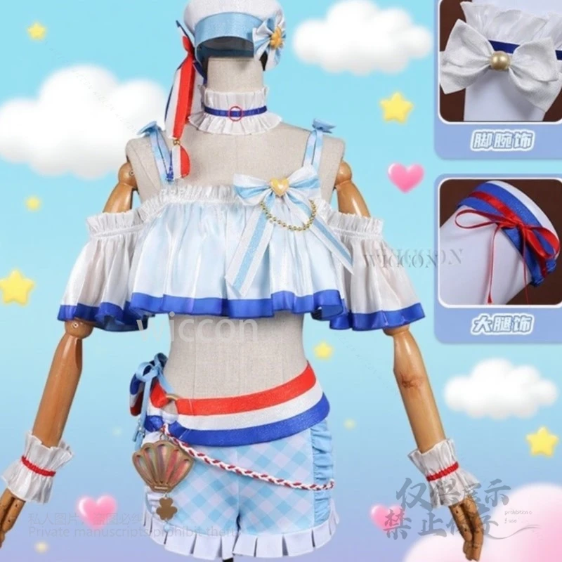 MORE JUMP! Momoi Airi Game Project Sekai Cos Anime Costume Kawaii Swimsuit Jirai Kei Girls Sexy Y2K Bikini Halloween New
MORE JUMP! Momoi Airi Game Project Sekai Cos Anime Costume Kawaii Swimsuit Jirai Kei Girls Sexy Y2K Bikini Halloween New