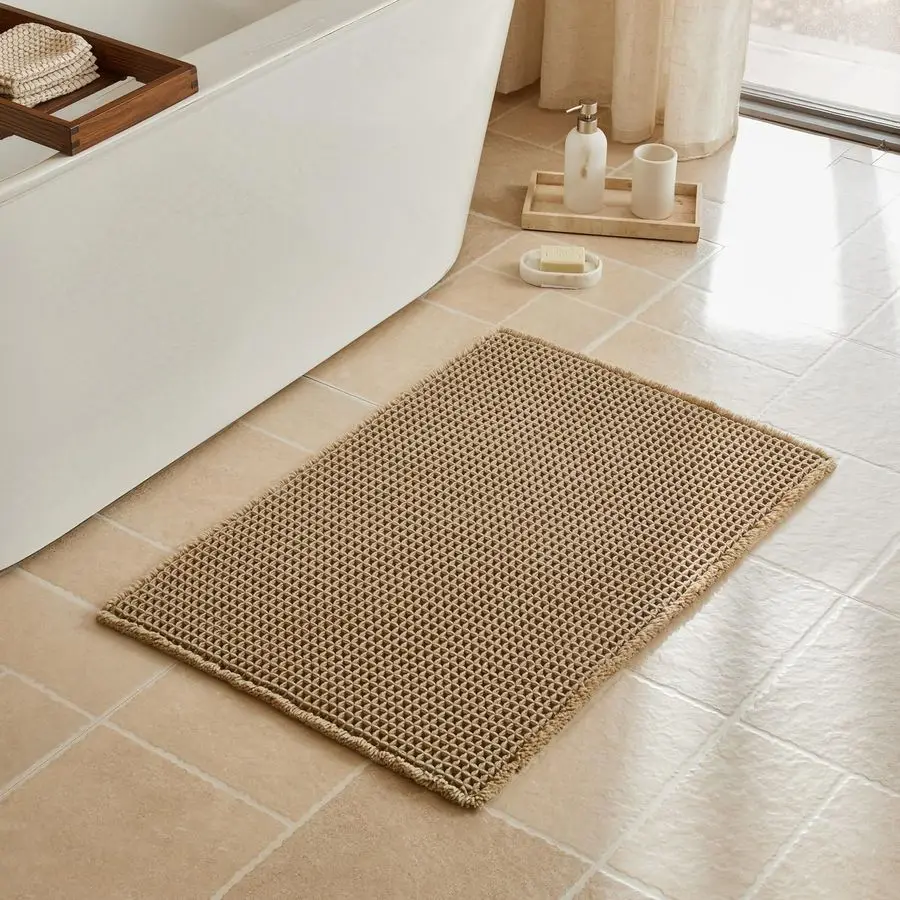 Waffle Bath Mat, Boho Bathroom Rugs Non Slip Washable, Ultra Soft Super Absorbent Quick Dry Farmhouse Bathroom Decor, 24 x 36, K
Waffle Bath Mat, Boho Bathroom Rugs Non Slip Washable, Ultra Soft Super Absorbent Quick Dry Farmhouse Bathroom Decor, 24 x 36, K