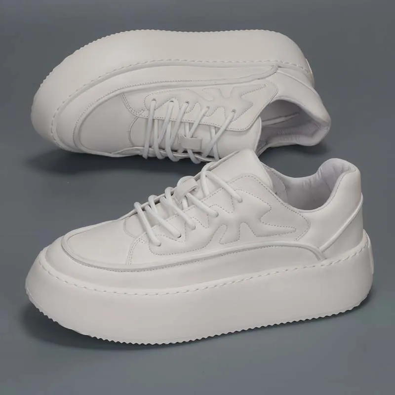 New Men's Versatile Fashion tRendy Shoes With Thick Soles and Personalized British Style Small White Shoes for Sports, Leisure,
New Men's Versatile Fashion tRendy Shoes With Thick Soles and Personalized British Style Small White Shoes for Sports, Leisure,