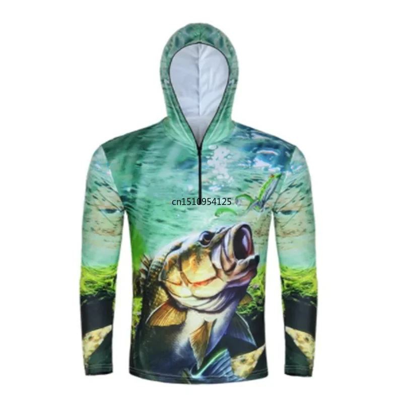 Hooded Fishing Wear With Zipper Anti-UV UPF 50+ Breathable Hiking Outdoor Sports Jersey New Men's Sun-Protection Fishing Clothes
Hooded Fishing Wear With Zipper Anti-UV UPF 50+ Breathable Hiking Outdoor Sports Jersey New Men's Sun-Protection Fishing Clothes