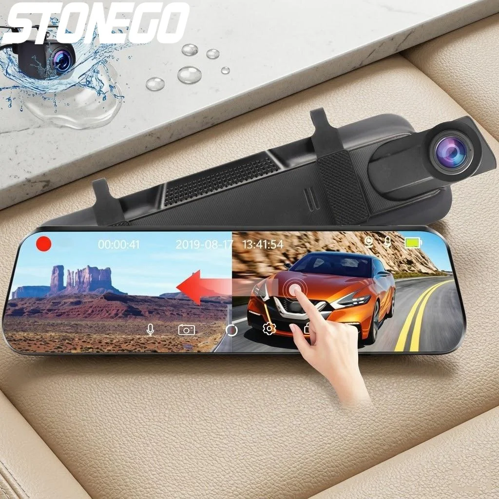 4K WIFI Touch Screen Car DVR Dual Front Rear Cameras Streaming Media Recorder 24H Parking Monitor Auto Dash Cam
4K WIFI Touch Screen Car DVR Dual Front Rear Cameras Streaming Media Recorder 24H Parking Monitor Auto Dash Cam