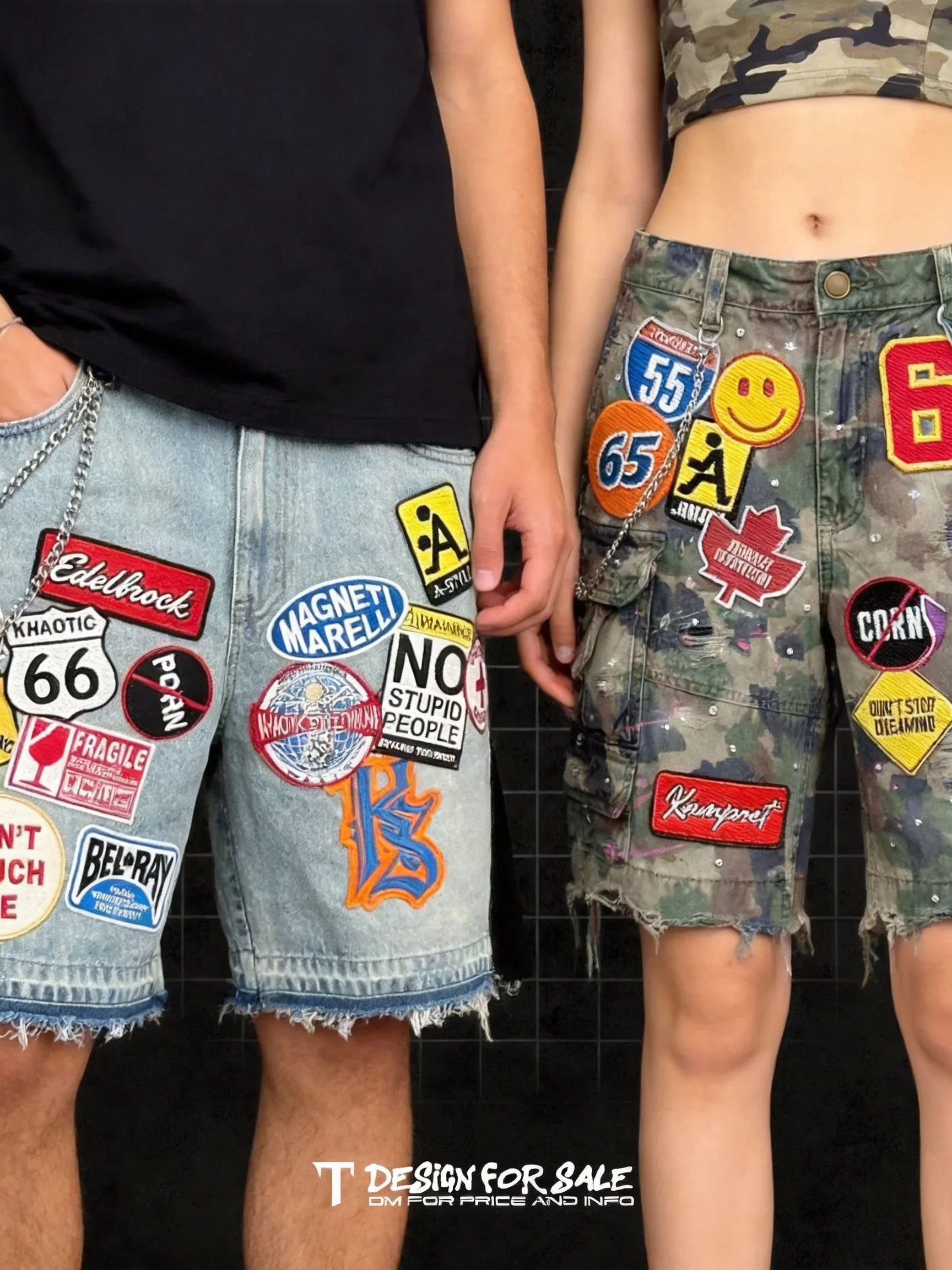 Hip Hop Retro Patchwork Graphics Denim Shorts Blue Streetwear Y2K Jeans Loose Camo Denim Fitness Casual Women Shorts
Hip Hop Retro Patchwork Graphics Denim Shorts Blue Streetwear Y2K Jeans Loose Camo Denim Fitness Casual Women Shorts