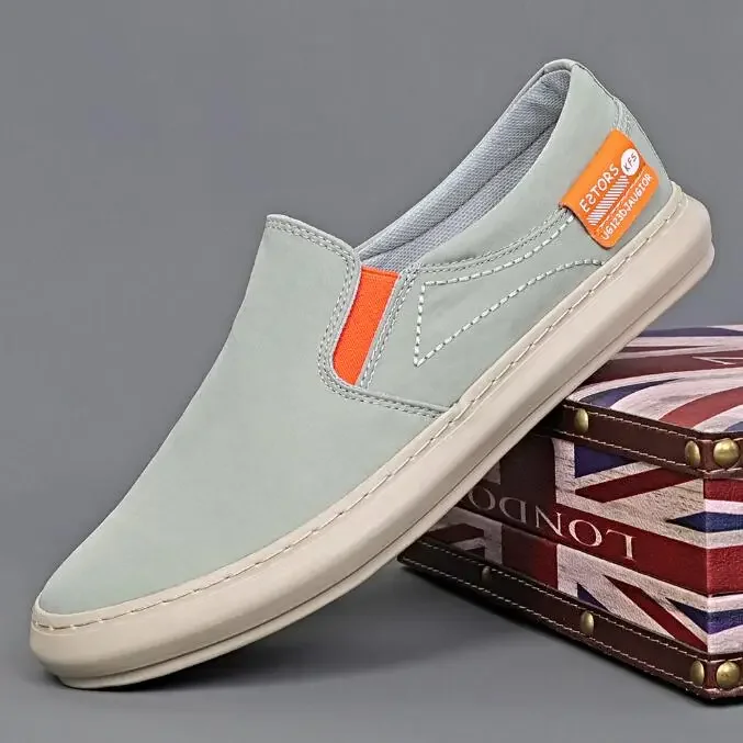 Men's Lightweight Canvas Shoes Spring Anti-Slip Breathable Slip-On Wear-Resisting Footwear for Comfortable Walking
Men's Lightweight Canvas Shoes Spring Anti-Slip Breathable Slip-On Wear-Resisting Footwear for Comfortable Walking