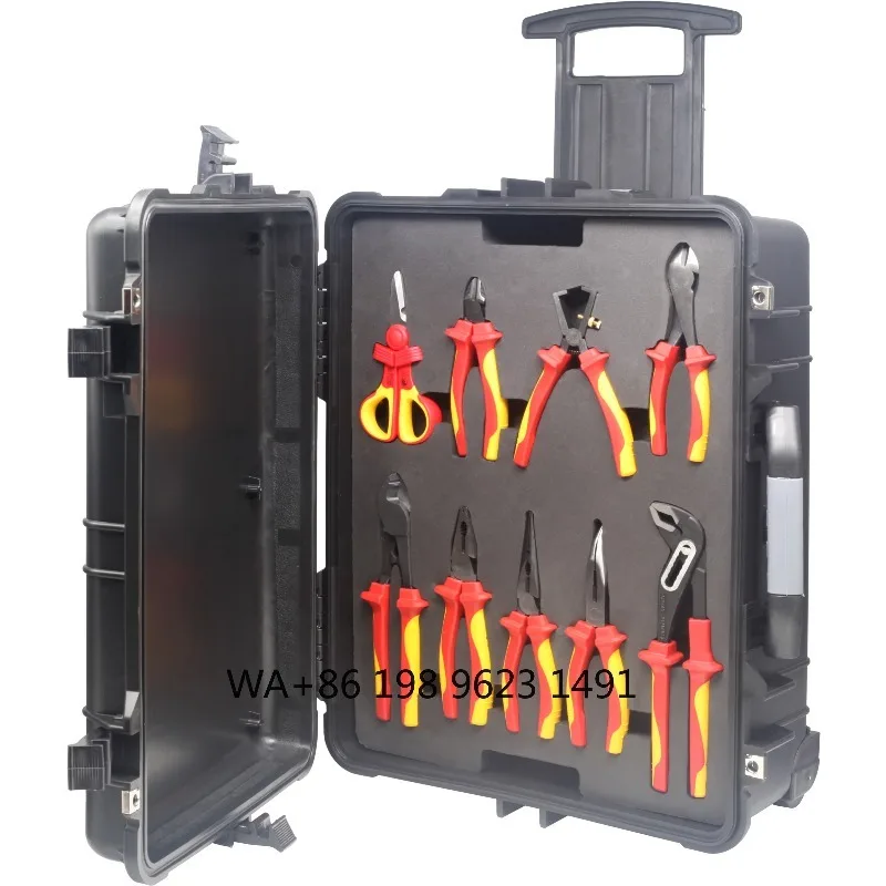 Mechanical Tool Kit Complete Tool Box with ABS Aluminum Blow Case Heavy Duty Hardware Set for Auto Garage Industrial Repair
Mechanical Tool Kit Complete Tool Box with ABS Aluminum Blow Case Heavy Duty Hardware Set for Auto Garage Industrial Repair