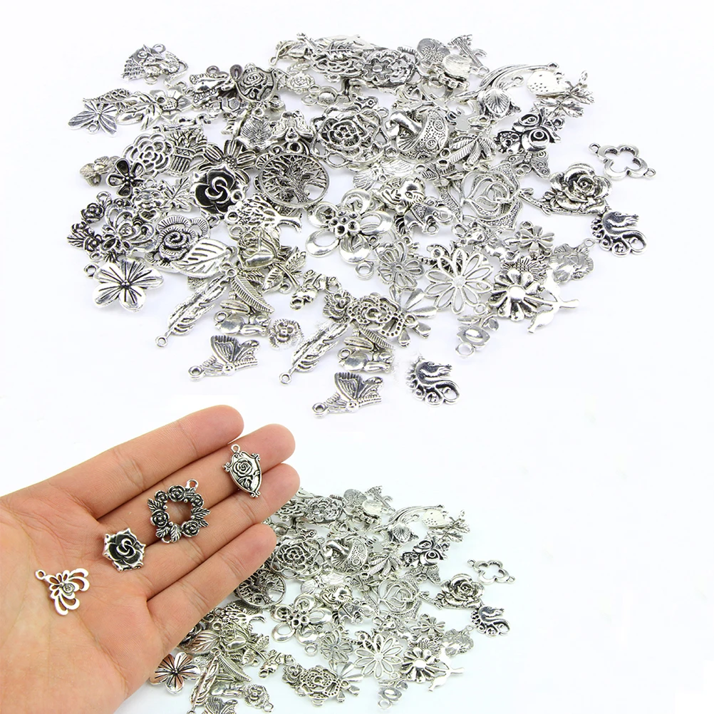 100 Pcs Pendant Bracelet Accessories Jungle Series Pendants Copper DIY Tibetan Silver
100 Pcs Pendant Bracelet Accessories Jungle Series Pendants Copper DIY Tibetan Silver