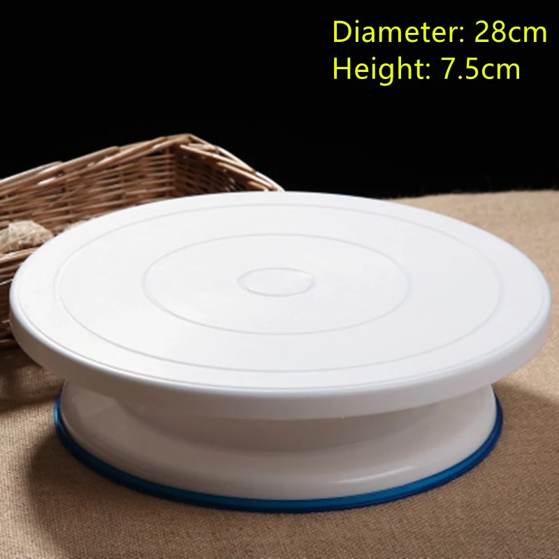 28*7.5cm Platform Turntable Cake Plate Revolving Decoration Stand Round Rotating Cake Swivel Christmas Baking Tool
28*7.5cm Platform Turntable Cake Plate Revolving Decoration Stand Round Rotating Cake Swivel Christmas Baking Tool