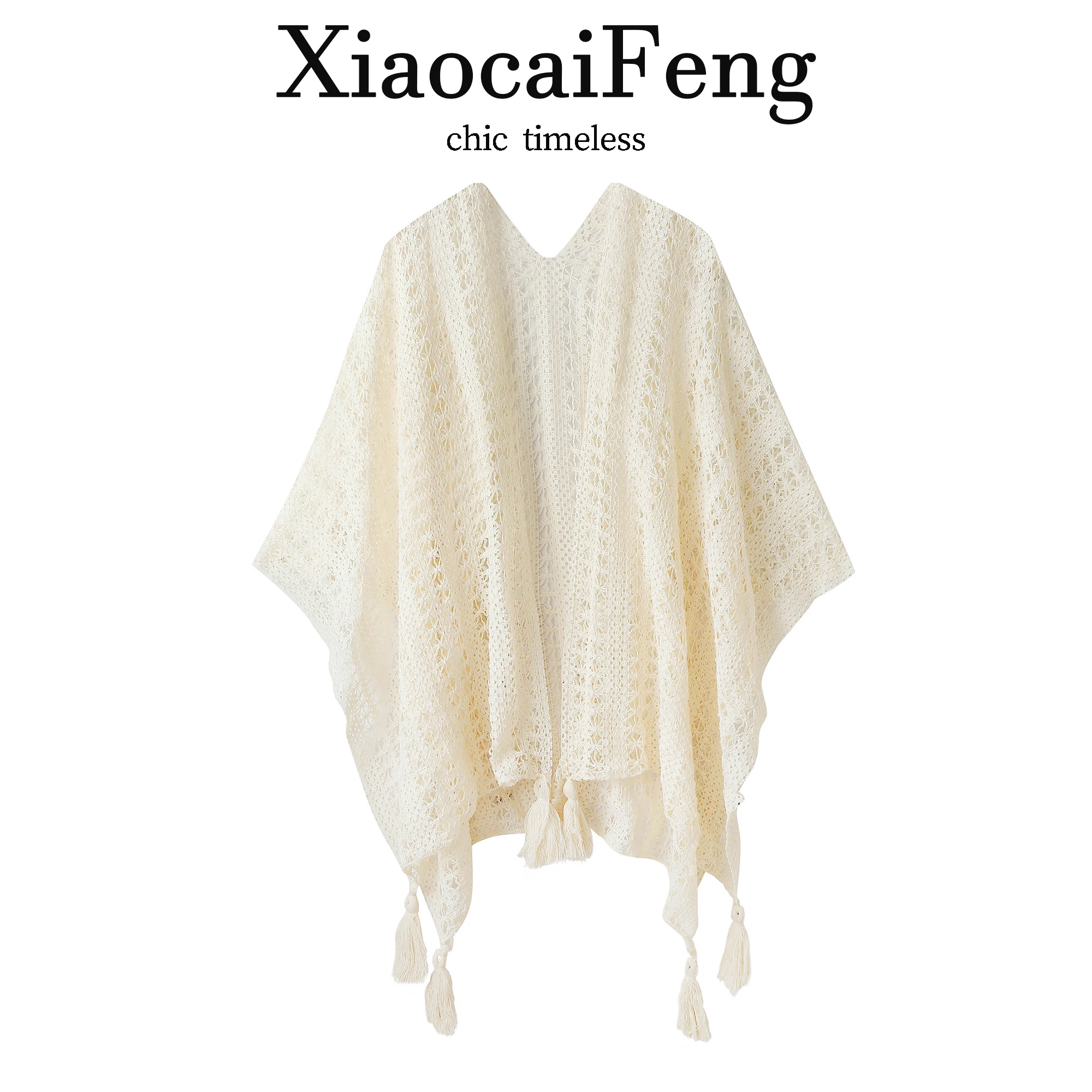Summer New Style Ethnic Wind Open Cardigan Women's Travel Clothing Thin Slimming Shawl Tassel Lace Hollow out Outerwear
Summer New Style Ethnic Wind Open Cardigan Women's Travel Clothing Thin Slimming Shawl Tassel Lace Hollow out Outerwear