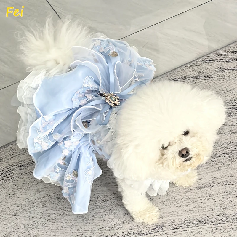 Princess Dog Dress Summer Breathable Mesh Lace with Butterfly Applique for Small Breed Puppy Poodle Pomeranian XS-XL Wedding
Princess Dog Dress Summer Breathable Mesh Lace with Butterfly Applique for Small Breed Puppy Poodle Pomeranian XS-XL Wedding