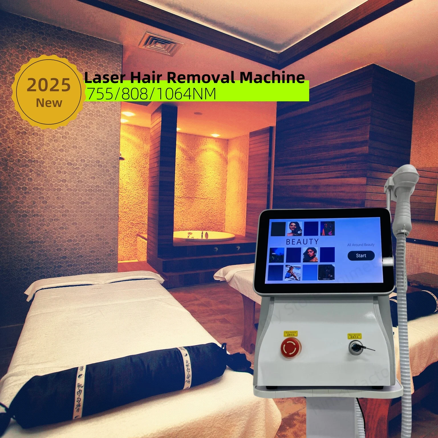 2025 Three-Wavelength 755/808/1064nm Freezing Point laser permanent Painless Hair removal Machine Skin Rejuvenation Desktop
2025 Three-Wavelength 755/808/1064nm Freezing Point laser permanent Painless Hair removal Machine Skin Rejuvenation Desktop