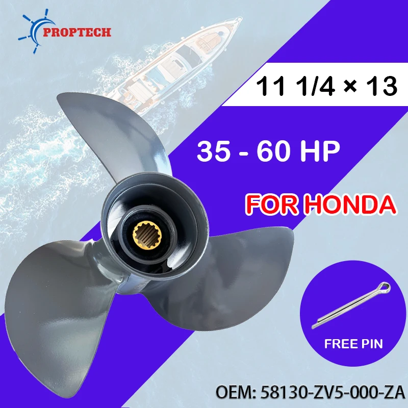 Для подвесного пропеллера HONDA 11 1/4*13, винт из алюминиевого сплава для лодки, 3 лопасти, 13 шин 35 40 45 50 55 60 л.с. 58130-ZV5-000, корабельный двигатель
Для подвесного пропеллера HONDA 11 1/4*13, винт из алюминиевого сплава для лодки, 3 лопасти, 13 шин 35 40 45 50 55 60 л.с. 58130-ZV5-000, корабельный двигатель