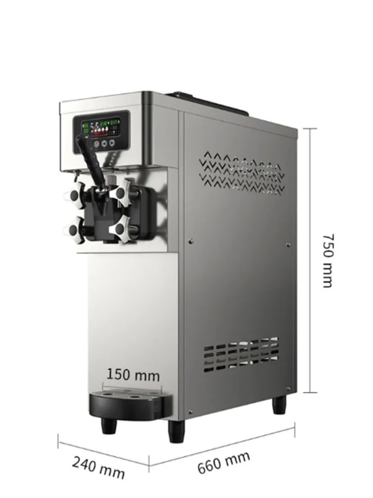 Commercial Ice Cream Machine Stand Automatic Soft Desktop Bar Small Cone 110V/220V
Commercial Ice Cream Machine Stand Automatic Soft Desktop Bar Small Cone 110V/220V