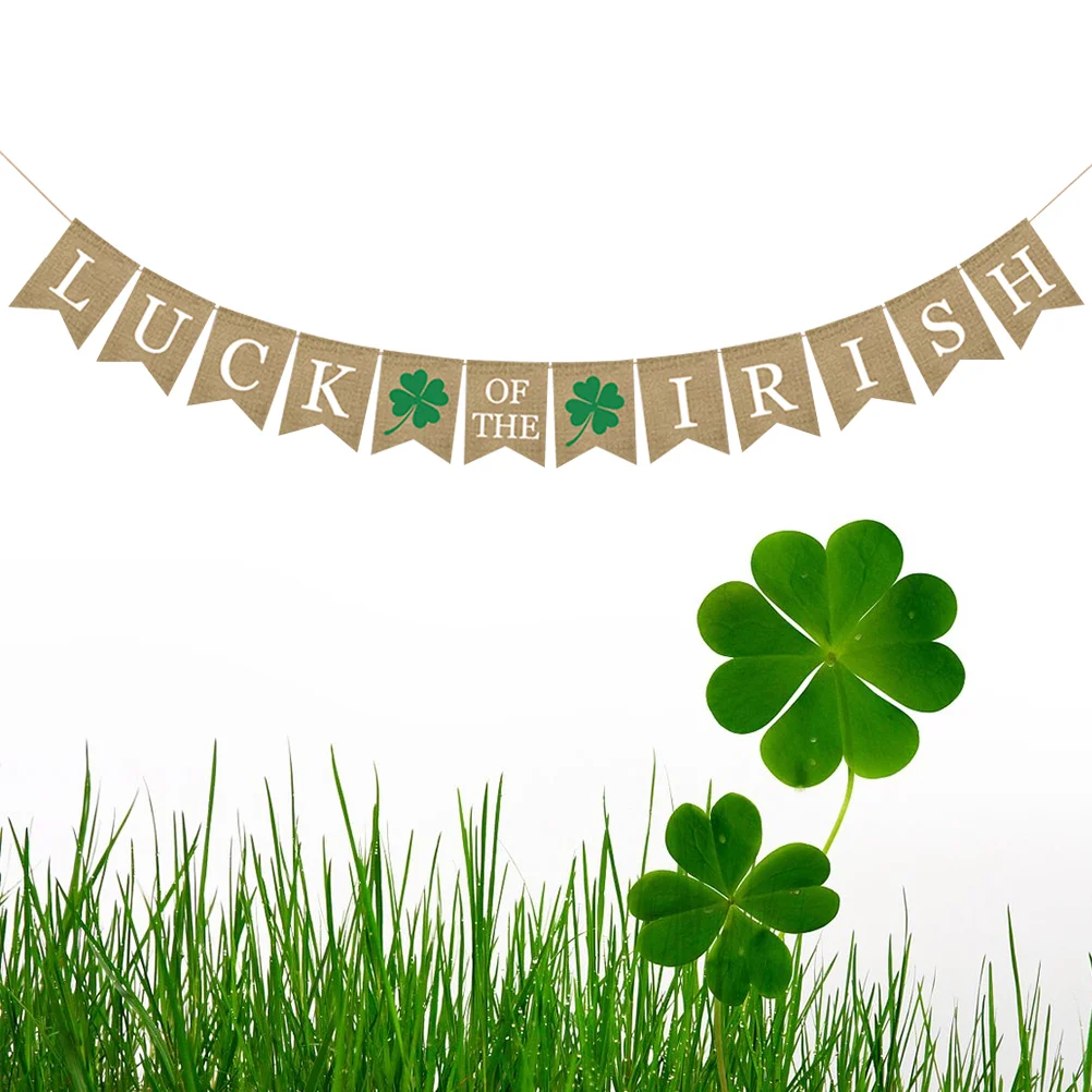 StPatrick Day Decor Flower Garland Children's Room Burlap Banner Shamrock Bunting
StPatrick Day Decor Flower Garland Children's Room Burlap Banner Shamrock Bunting