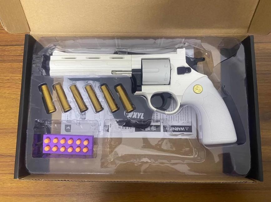 Mechanical Continuous Firing ZP5 357 Revolver Toy Gun Automatic Launcher Pistol Soft Dart Bullet CS Outdoor Weapon for Kid Adult
Mechanical Continuous Firing ZP5 357 Revolver Toy Gun Automatic Launcher Pistol Soft Dart Bullet CS Outdoor Weapon for Kid Adult