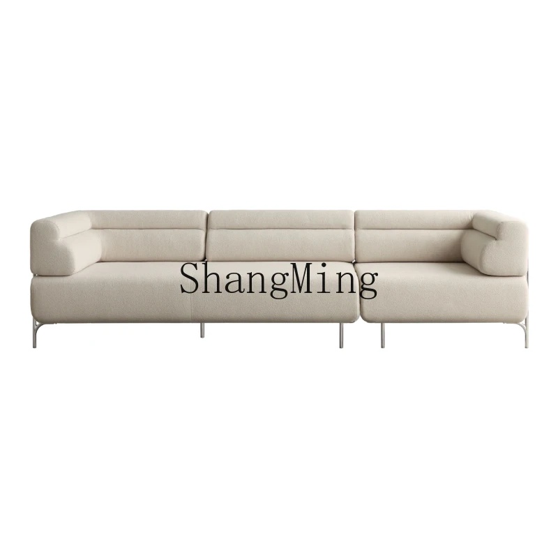 LXY living room cream wind minimalist straight row three-person white small apartment fabric sofa
LXY living room cream wind minimalist straight row three-person white small apartment fabric sofa
