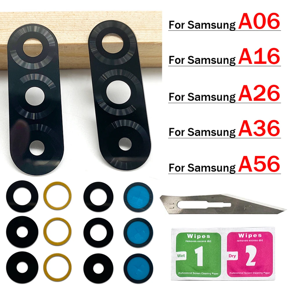 Rear Back Camera Glass Lens For Samsung A06 A16 A26 A36 A56 4G 5G Camera Glass With Glue Adhesive
Rear Back Camera Glass Lens For Samsung A06 A16 A26 A36 A56 4G 5G Camera Glass With Glue Adhesive