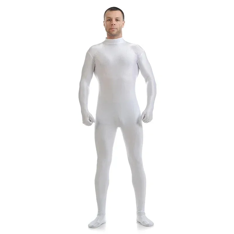 COSda@Ainclu Spandex Turtleneck Zentai Nylon Full Bodysuit Back Zipper Tight Suit Second Skin Dance Wear Halloween Cosplay Outfi
COSda@Ainclu Spandex Turtleneck Zentai Nylon Full Bodysuit Back Zipper Tight Suit Second Skin Dance Wear Halloween Cosplay Outfi