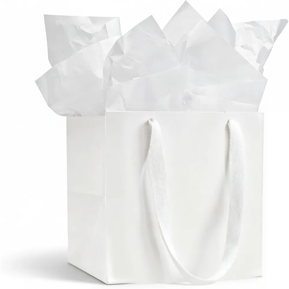 8x8x8 In White Gift Bags with Tissue Paper, 2 Pack Thick & Reusable Square Shopping Paper Bags with Ribbon Handle
8x8x8 In White Gift Bags with Tissue Paper, 2 Pack Thick & Reusable Square Shopping Paper Bags with Ribbon Handle