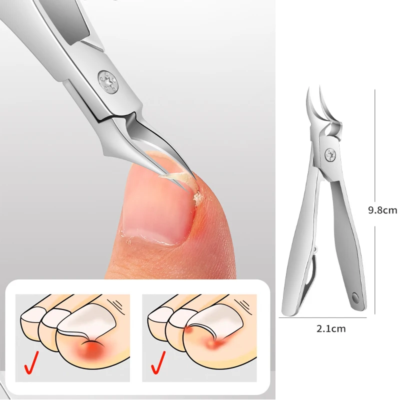 1PCS Stainless Steel Nail Clippers Sharp Pointed Slanted Mouth Toenail Clipper Professional Cuticle Trimmer Pliers Manicure Tool
1PCS Stainless Steel Nail Clippers Sharp Pointed Slanted Mouth Toenail Clipper Professional Cuticle Trimmer Pliers Manicure Tool