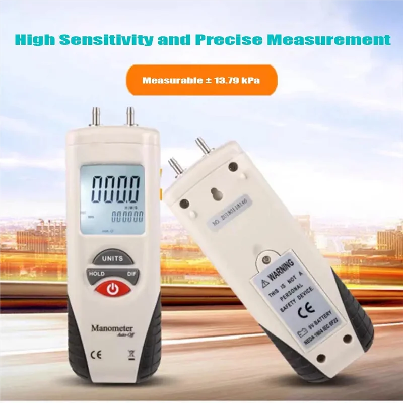 HT-1890 HVAC Compatible Dual Port Air Pressure Gauge Digital Manometer With Data Hold Gas Pressure Gauge Gas Tester Meter
HT-1890 HVAC Compatible Dual Port Air Pressure Gauge Digital Manometer With Data Hold Gas Pressure Gauge Gas Tester Meter