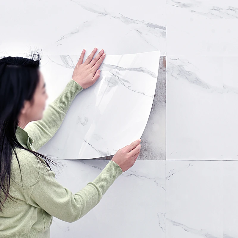 Thicken Marble Tile Sticker PVC Self-adhesive Waterproof Wall Stickers Kitchen Bathroom Background Wall Decorative
Thicken Marble Tile Sticker PVC Self-adhesive Waterproof Wall Stickers Kitchen Bathroom Background Wall Decorative