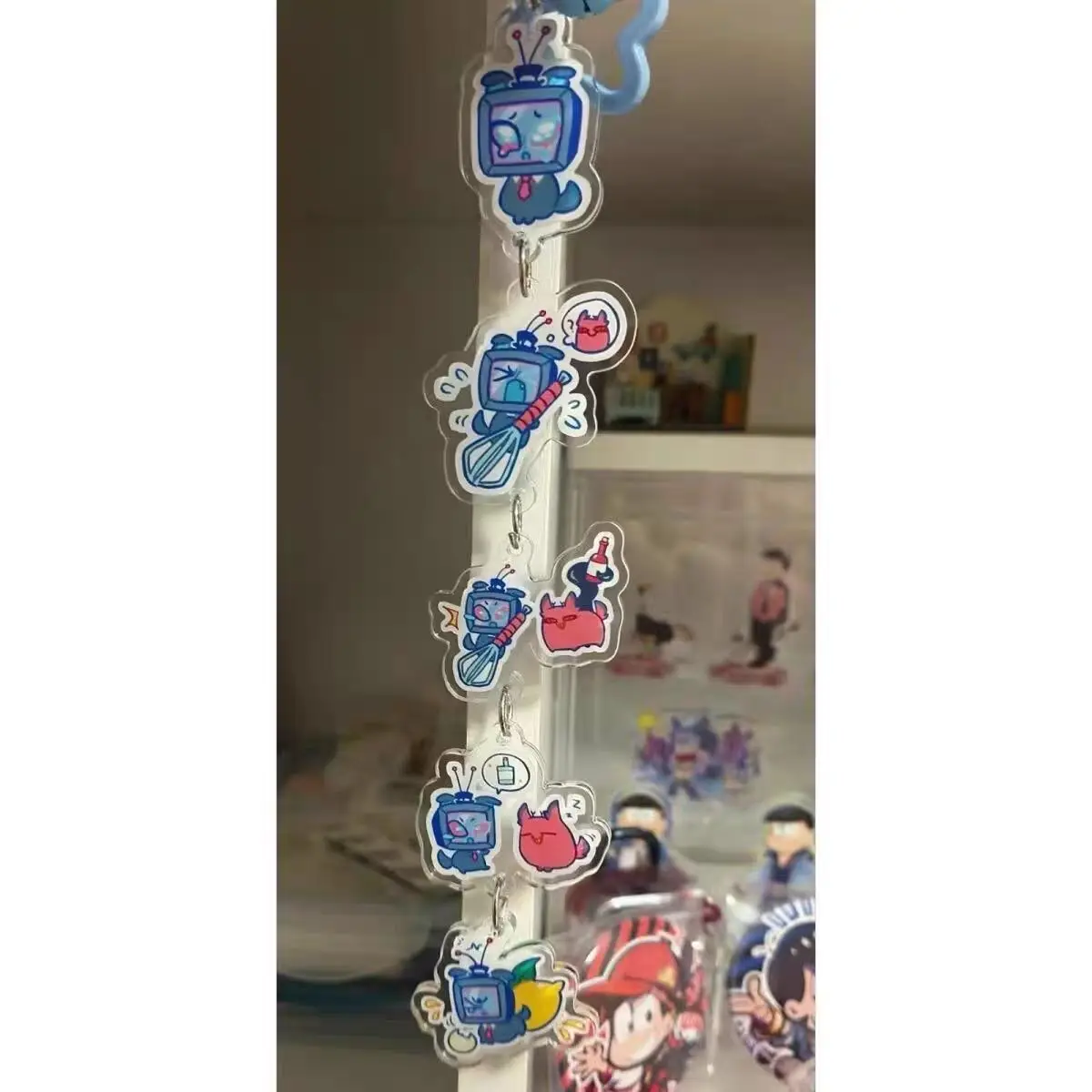 Anime Peripherals Vox Figure Acrylic Pendant The TV Demon Vox Figurine Acrylic Keychain Alastor Decoration Collection Toys Gifts
Anime Peripherals Vox Figure Acrylic Pendant The TV Demon Vox Figurine Acrylic Keychain Alastor Decoration Collection Toys Gifts